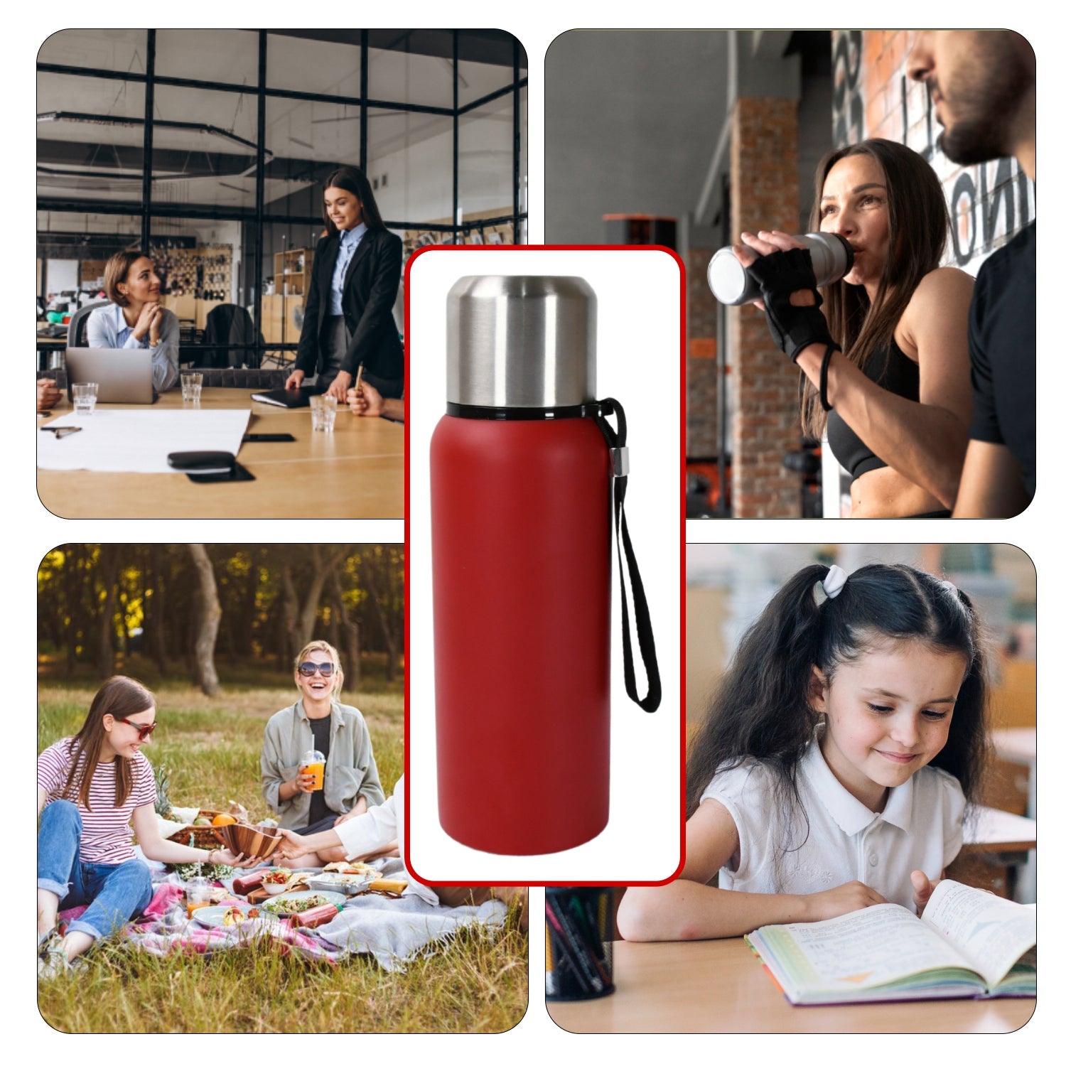Stainless Steel Water Bottle, Fridge Water Bottle, Stainless Steel Water Bottle Leak Proof, Rust Proof, Cold & Hot Thermos steel Bottle| Leak Proof | Office Bottle | Gym | Home | Kitchen | Hiking | Trekking | Travel Bottle (Approx 600ML) Stainless Steel Water Bottle, Fridge Water Bottle, Stainless Steel Water Bottle Leak Proof, Rust Proof, Cold & Hot Thermos steel Bottle| Leak Proof | Office Bottle | Gym | Home | Kitchen | Hiking | Trekking | Travel Bottle (Approx 600ML)